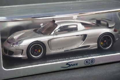 1:43 SPARK KBS032 GEMBALLA Mirage GT Silver model car