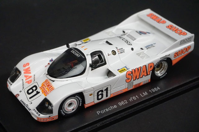 1:43 SPARK S1910 Porsche 962 Le Mans 1984 #61 model car