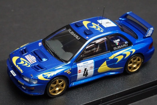 1:43 HPI 8596 Subaru Impreza WRC Tour de Corse P.Liatti 1997 #4 model car