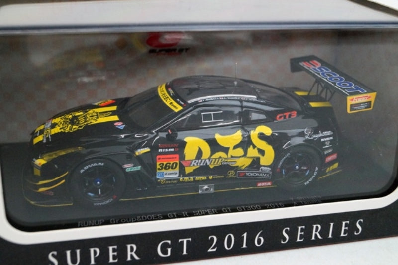 45403 EBBRO 1:43 RUNUP Group&DOES GT-R SUPER GT GT300 2016 #360 model cars