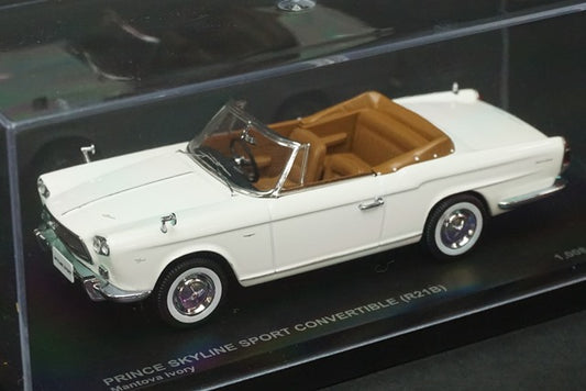 1:43 KYOSHO K03232W Prince Skyline Sport Convertible(R21B) Mantova Ivory