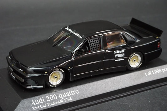 1:43 MINICHAMPS 400881300 Audi 200 Quattro Test Car Trans-AM 1988 model car