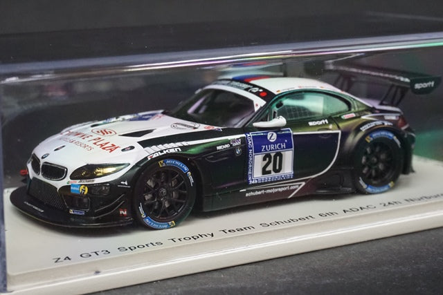 1:43 SPARK SG133 BMW Z4 GT3 ADAC Nurburgring 24h 2014 #20 model car