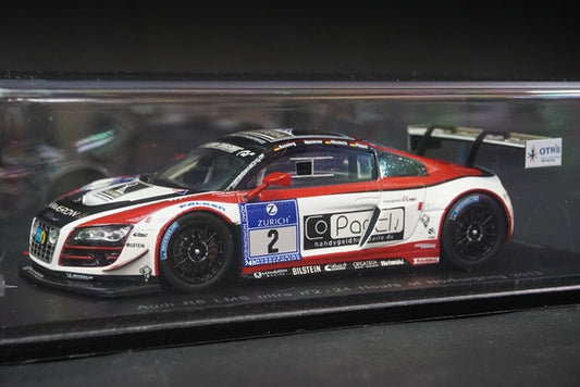 1:43 SPARK SG101 Audi R8 LMS ultra Nurburgring 24h 2013 #2 model car