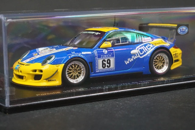 1:43 SPARK SG204 Porsche 997 GT3 Cup Click Vers.de Team 24h Nurburgring 2015 #69 model car