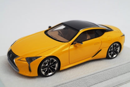 EX4002 ENIF 1:43 MakeUp Lexus LC500 S package RHD Interior color Oak Naples Yellow Contrast layering KIDBOX