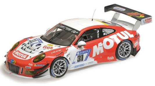 155176931 MINICHAMPS 1:18 Porsche 911 GT3R FRIKADELLI #31 24H NURBURGUKLINK 2017