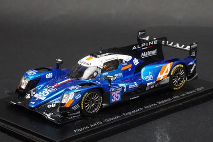 1:43 SPARK S5821 Alpine A470 Gibson #35 LM 2017 Signatech Alpine Matmut