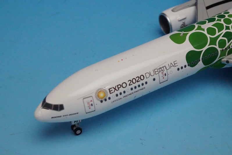 1:400 B777-300ER Emirates Green Expo 2020 A6-EPU GJUAE1817 Gemini