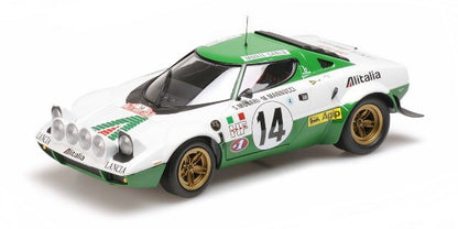 155751714 MINICHAMPS 1:18 Lancia Stratos LANCIA #14 Monte Carlo 1975 Winner model car