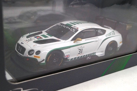 AL430304 Almost Real 1:43 Bentley GT3 Blancpan Endurance series Nurburgring #31 model car