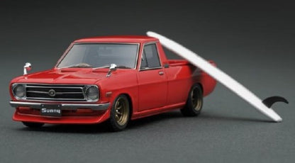 IG1396 ignition model 1:43 Nissan Sunny Truck Long (B121) Red model car