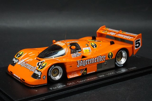 1:43 SPARK CAP04311019 Cartima Special Order Porsche 962 Sportwagen WM SPA 1000km 1988 #5 Jagermeister