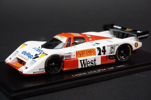 1:43 SPARK S0658 Lancia LC2 Le Mans 1988 #24 model car