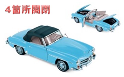 183400 NOREV 1:18 Mercedes Benz 190 SL 1955 Blue