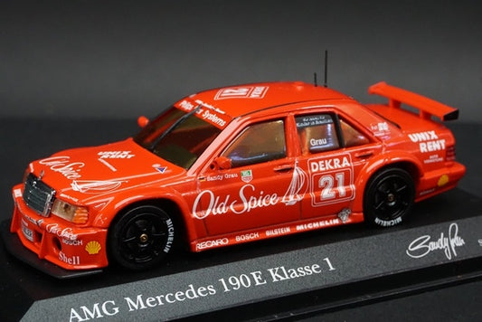 1:43 MINICHAMPS 430943221 Mercedes 190E KIasse 1 DTM AMG Junior Team 1994 #21 S.Grau