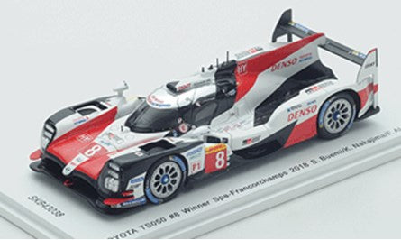 SKB43038 SPARK 1:43 Toyota TS050 #8 Win Spa-Francorchamps 2018 KIDBOX