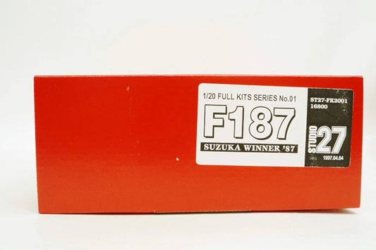 FK2001 Studio27 1:20 Ferrari F187 Suzuka GP winner 1987 Model car Kit