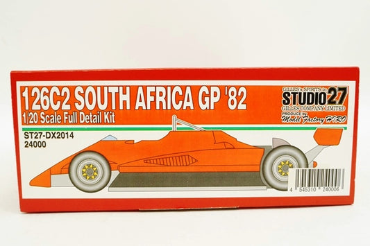 DX2014 Studio27 1:20 Ferrari 126C2 South Africa GP 1982 Model car Kit