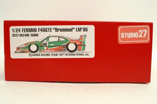 FK2403 Studio27 1:24 Ferrari F40GTE Brummel LM 1995 #40