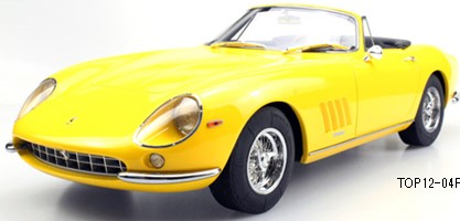 TOP12-04F TOPMARQUES 1:12 Ferrari 275 GTB/4 NART Spider 1967 Yellow