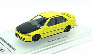 IN64-EG9-YLTS INNO MODELS 1:64 Honda Civic Ferio SiR EG9 Yellow Decal Hong Kong