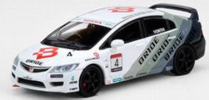 IN64-FD2-BRI INNO MODELS 1:64 Honda Civic TypeR FD2 BRIDE MUGEN POWER CUP 2012#4