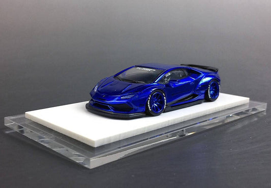 LB610-009 LB PERFORMANCE 1:64 Liberty Works LB-WORKS Huracan LP610 Chrome Blue model car