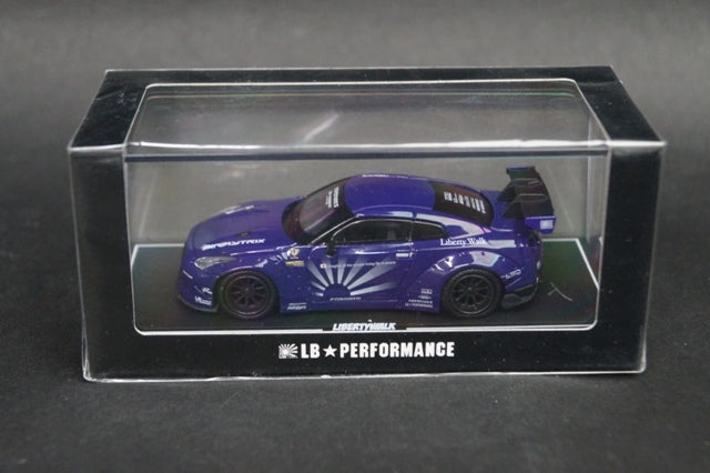 LB640017 LB PERFORMANCE 1:64 LIBERTY WALK LB-WORKS R35 GT-R Purple