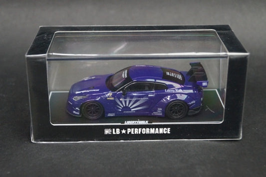 LB640017 LB PERFORMANCE 1:64 LIBERTY WALK LB-WORKS R35 GT-R Purple