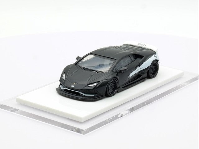 LB610-019 LB PERFORMANCE 1:64 LIBERTY WALK LB-WORKS Huracan Black/White