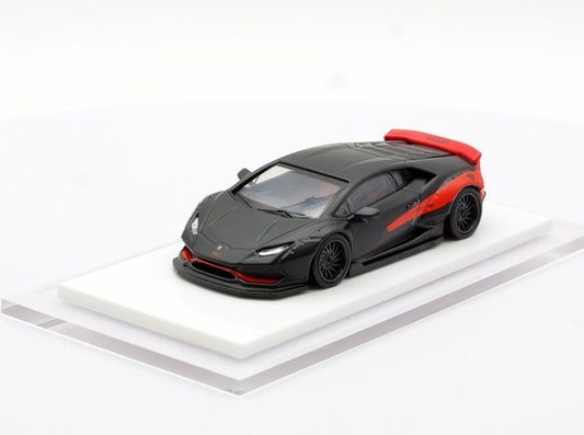 LB610-021 LB PERFORMANCE 1:64 LIBERTY WALK LB-WORKS Huracan Black/Red model cars