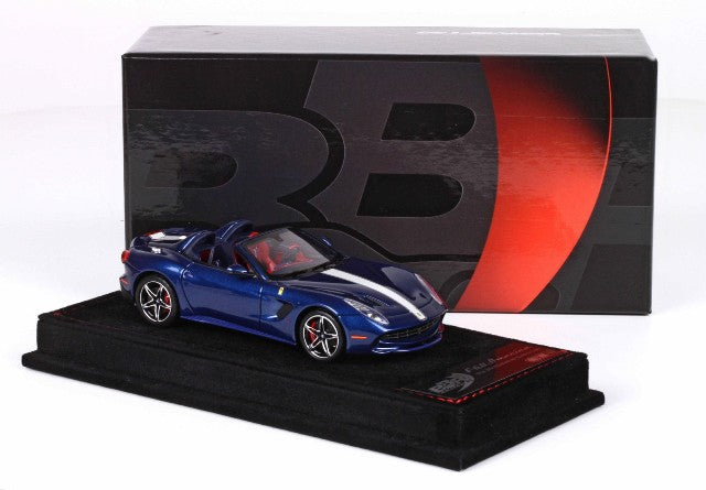 BBRC182D BBR 1:43 Ferrari F60 America Blu Nart Livery Italy bianco model car