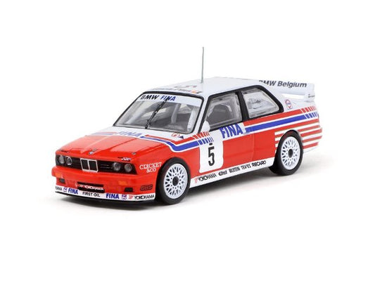 T64-009-92SPA05 TARMAC WORKS 1:64 BMW M3 E30 SPA 24h Race 1992 #5 model cars