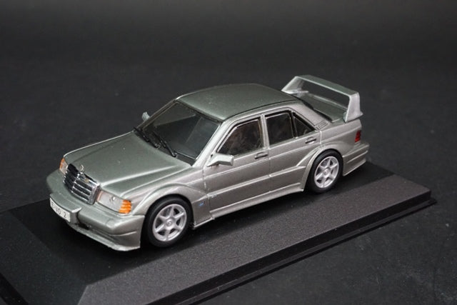 1:43 MINICHAMPS Best.-Nr.3100G Mercedes 190 E Evo 2 Street Pearl Gray Metallic model car