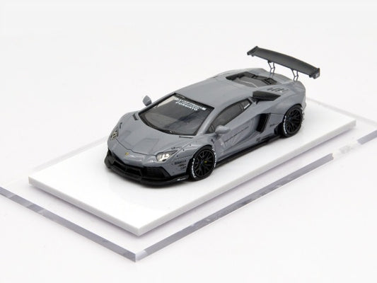 LB700-013 LB PERFORMANCE 1:64 LIBERTY WALK LB-WORKS Aventador LP700 Grey