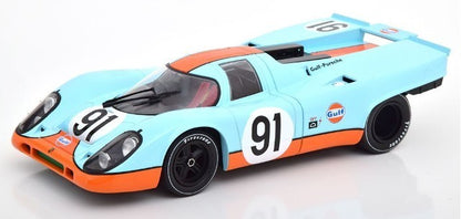 CMR131-91 CMR 1:18 Porsche 917K Gulf 1971 #91 Can-Am Watkins Glen Attwood