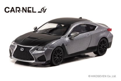 CN640031 CAR-NEL 1:64 Lexus RC F "F 10th Anniversary" Matt Marcury Gray Mica