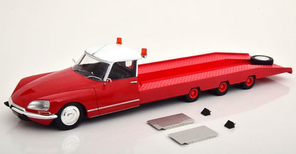 CMR139 CMR 1:18 Citroen DS Tissier Car Transporter 1970 Red/White