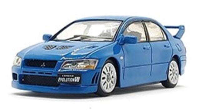 64B0088 BM CREATIONS 1:64 Mitsubishi Lancer Evolution VII Blue RHD