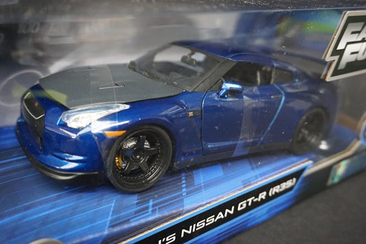 19754 JadaToys 1:24 Nissan Brian's GT-R R35 Blue FAST&FURIOUS