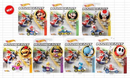 GBG25-986H Hot Wheels Mario Cart Assorted 8 units