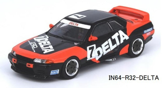 IN64-R32-DELTA INNO MODELS 1:64 Nissan Skyline GT-R R32 HK Classic Movie Car