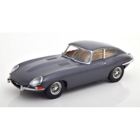 KKDC180434 KK Scale 1:18 Jaguar E-type Coupe Series 1 RHD 1961 Gray Metallic/Creme Interior