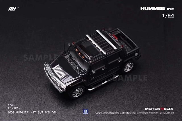 MH6403BMB MOTORHELIX 1:64 Hummer H2 SUT Metallic Black