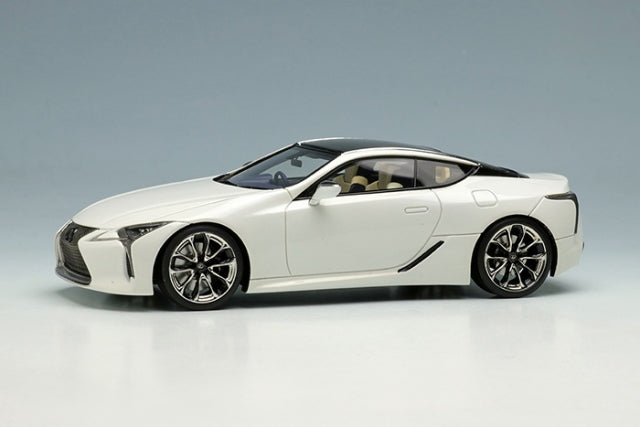 EM558A Makeup EIDOLON 1:43 Lexus LC500 "L Package" 2017 White Nova Glass Flake