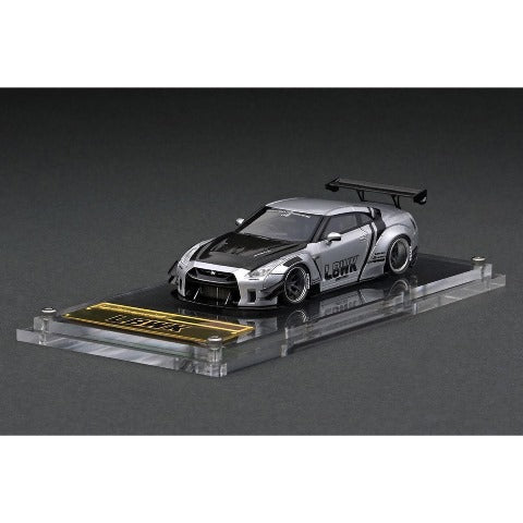 IG2369 ignition model 1:64 LBWK LB WORKS GTR Type2 Silver Limited Background