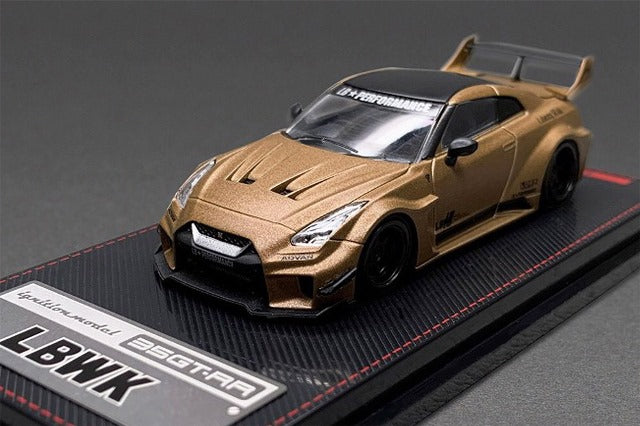 MC95-MG ignition model 1:64 LBWK LB SILHOUETTE WORKS GTR 35GT-RR Matt Gold