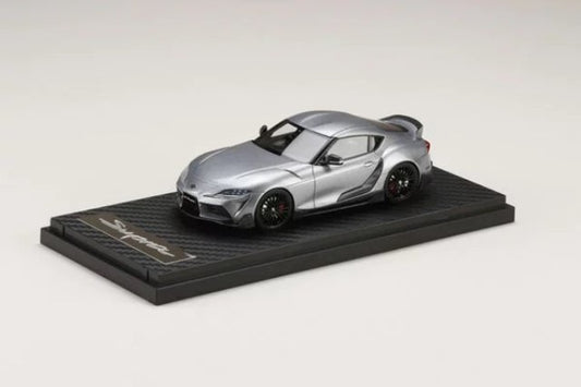 PM43125TS MARK43 1:43 Toyota GR Supra A90 GR Parts Silver Metallic model car