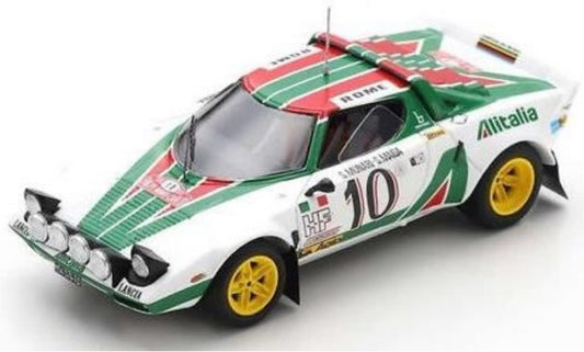 S9082 SPARK 1:43 Stratos HF #10 Monte Carlo '76 Sandro Munari-Silvio Maiga model car